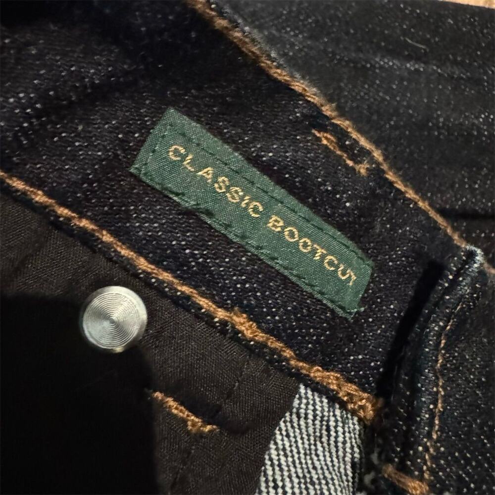 LRL Ralph Lauren Classic Bootcut Jeans 8 Dark Wash Western Horse Cowgirl READ - Picture 8 of 13